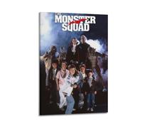 HWUEWQLERJI Poster artistico da parete con motivo "The Monster Squad", poster decorativo su tela per soggiorno, camera da letto, 20 x 30 cm, con cornice
