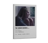 HWUEWQLERJI Poster artistico da parete con scritta "The Virgin Suicides", stampa artistica su tela, stile vintage, decorazione estetica per soggiorno, camera da letto, 40 x 60 cm, con cornice