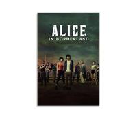 HWUEWQLERJI Poster artistico da parete in stile vintage, motivo: Alice in Borderland 2020, decorazione artistica da parete per soggiorno, camera da letto, 30 x 45 cm, senza cornice