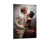 HWUEWQLERJI Poster del film Anna Karenina, decorazione artistica da parete vintage, stampa estetica su tela, decorazione per soggiorno, camera da letto, 60 x 90 cm, con cornice