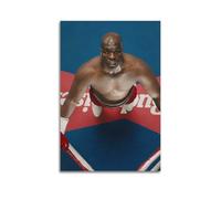 HWUEWQLERJI Poster del film Big George Foreman, decorazione artistica da parete vintage su tela decorativa per soggiorno, camera da letto, 60 x 90 cm, senza cornice