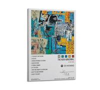 HWUEWQLERJI The Strokes Poster The New Abnormal Album Poster Wall Art Vintage Poster decorativo su tela estetica decorativa per soggiorno camera da letto 30 x 45 cm, stile cornice