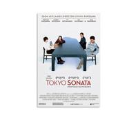 HWUEWQLERJI Tokyo Sonata - Poster artistico da parete vintage, decorazione artistica su tela, per soggiorno, camera da letto, 30 x 45 cm, senza cornice