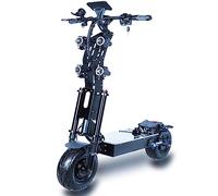 HWWH Monopattino Elettrico Adulto Super Potente 13 Pollici Doppio Motore electric Scooter Pneumatici Tubeless per Tutti i Terreni Batteria al Litio da 60/72V 40Ah Durata Max Della Batteria 120 KM