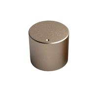 HWWW 1 pezzo 25x22 mm in lega di alluminio massiccio manopola potenziometro volume amplificatore audio(Gold)