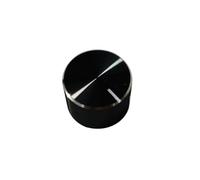 HWWW 1 pz 15 * 10 mm manopola del potenziometro tappo encoder manopola di controllo del volume manopola audio for potenziometro conico rotante foro manopola da 6 mm(Black)