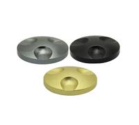 HWWW 1 pz 29x10 mm potenziometro encoder interruttore a banda in lega di alluminio manopole 29 * 10 mm asse D/tappo di regolazione foro semiasse(Gold)