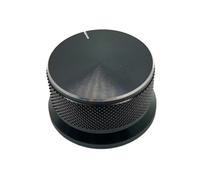 HWWW 1 pz. Manopola di controllo del potenziometro in lega di alluminio 40 * 22 mm, 6 mm, manopola del volume, encoder audio, tappo con foro dia. 6 mm, 40 x 22 mm (dh)