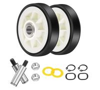HWWW 12001541 303373K 2 pezzi kit rullo di supporto tamburo asciugatrice parte di ricambio compatibile con asciugatrici 303373 12001541VP