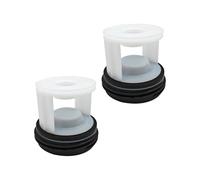 HWWW 2 pezzi Filtri Pompa di scarico della lavatrice Tappo del filtro Tappo adatto for lavatrice 601996-101409