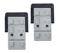 HWWW 2Pack DD82-01121B Regolatori cestello lavastoviglie Gruppo cestello for lavastoviglie AP5736133 DD97-00119B 2983167 PS8690520