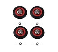 HWWW 4 set 8536974 W10314173 Rullo di supporto del tamburo dell'asciugatrice adatto for 8536973 W10314171 WPW10314173 PS11752609,