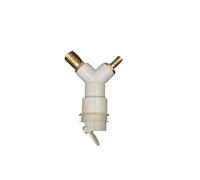 HWWW Adattatore a T for scarico lavatrice e asciugatrice Raccordo for tubo di scarico a quattro vie con valvola di ritegno antiodore(B)