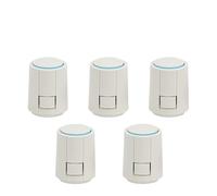 HWWW Attuatore elettrico termico elettrico normalmente chiuso normalmente aperto 230 V M30x1,5 for valvole dell'acqua o collettore nel sistema di riscaldamento a pavimento(5 Piece 230V NO)