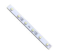 HWWW Barra luminosa a LED for refrigerazione in fibra di legno, striscia luminosa a LED blu e bianca for frigorifero BCD-432 for frigorifero 11,8 * 1 cm