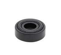 HWWW Base di supporto for altoparlante amplificatore 29x10mm, piedini in alluminio massiccio lavorati a CNC, for lettore CD(Black)