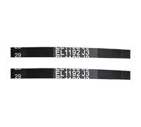 HWWW Cinghia di trasmissione rondella EL1192 J3 adatta for lavatrici EL 1192 J3 C00063428(EL1192-2pcs)