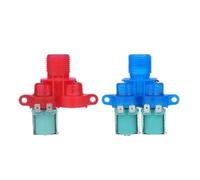 HWWW Elettrovalvola di ingresso acqua elettrica for lavatrice automatica W10240948 W10240949 Set 120V 60Hz Parti for lavatrice