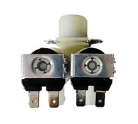 HWWW Elettrovalvole elettromagnetiche professionali for acqua 110 V/220 V/12 V/24 V, una in due uscite, normalmente chiuse, utilizzate for lavatrice(220V)