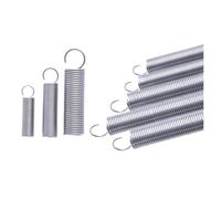 HWWW Lunghezza 250-1000 mm, diametro filo 1,0/1,2 mm, molle di tensione in acciaio inossidabile 304, molla di estensione del gancio, diametro esterno 6-12 mm,(500mm(1pcs),6mm,1.0mm)