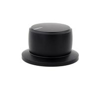 HWWW Manopola del volume in alluminio for amplificatore 1 pz Diametro 44mm Altezza 25mm Manopola del potenziometro dell'amplificatore(Black)