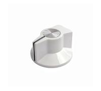 HWWW Manopola di regolazione del volume dell'amplificatore for chitarra 29X16MM, manopola di regolazione audio del riverbero, manopola in plastica.(WHITE)