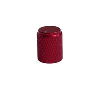 HWWW Manopola in lega di alluminio for amplificatore di potenza, amplificatore audio, potenziometro del volume, manopola CD 12X15mm 5 pezzi(Red)