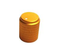 HWWW Manopola in lega di alluminio for amplificatore di potenza, amplificatore audio, volume, manopola CD 12X15mm(Golden)