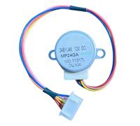 HWWW Motore sincrono a passo oscillante MP24GA MP24GA5 for condizionatore d'aria sospeso 24BYJ48 Deflettore a battente Vento 12V(MP24GA)