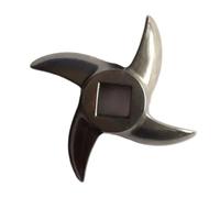 HWWW Parti del tritacarne in acciaio inossidabile SS420 Lama del tritacarne n. 32 Croce rotonda