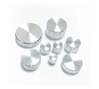 HWWW Pomello del potenziometro in lega di alluminio, manopola del controllo del volume, manopola audio for foro albero da 6 mm (diametro albero zigrinato)(11X11mm (DH))