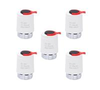 HWWW Radiatore 24 V normalmente aperto attuatore termico elettrico motore di azionamento termoelettrico testa for collettore di riscaldamento a pavimento(5pieces 24V NC)