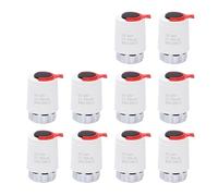 HWWW Radiatore 24 V normalmente aperto attuatore termico elettrico motore di azionamento termoelettrico testa for collettore di riscaldamento a pavimento(10pieces 24V NC)