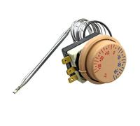 HWWW Termostato for frigorifero da -30 a 30°C, interruttore meccanico for la temperatura del frigorifero, regolatore di temperatura, timer, AC 250V 16A