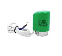 HWWW Testa della valvola dell'attuatore termico elettrico NC for collettore del termostato del radiatore del riscaldamento a pavimento normalmente aperto chiuso(C01-121-230VgreenNC)