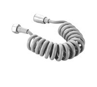 HWWW Tubo flessibile for irrigazione da giardino 2/3/5 m, estensibile, retrattile, a spirale, for bagno, bidet, WC, idraulico(5m)