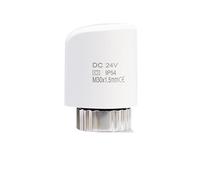 HWWW Valvola di riscaldamento a pavimento 230V/24V NC/NO AC Attuatore termico elettrico Collettore for termostato di riscaldamento a pavimento(1piece-24VNO-white)