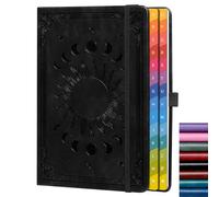 HwxBen Rubrica con schede alfabetiche colorate, raccoglitore di password Internet con copertina rigida per login e password organizzati per indirizzo sito web, ideale per l'ufficio domestico, nero