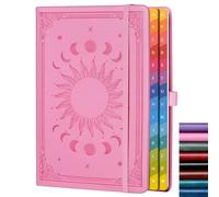 HwxBen Rubrica con schede alfabetiche colorate, raccoglitore di password internet con copertina rigida per login e password organizzati per indirizzo sito web, ideale per l'ufficio domestico, rosa