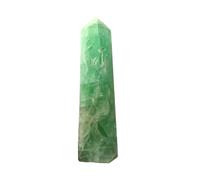 HWXMUGLXL 1 Pezzo da 1-1,3 kg di Pietra Fluorite Verde a Forma Torre, obelisco, Gemma Decorativa for Ufficio e casa Gemstone Stone