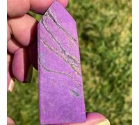 HWXMUGLXL 1 Pezzo da 5-7 cm di Torre Calcite Viola, carbonato magnesio Lucido Intenso Intagliato Gemstone Stone