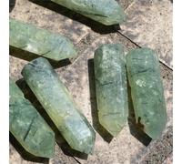 HWXMUGLXL 1pc 5-7cm Dream Yellow Glue Stone Pillars Crystal obelisks Crystal Wand Tips Home Decoration Stone Pillars Gemstone Stone