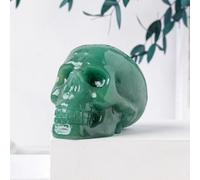 HWXMUGLXL 1PC Crystal Skulls Craft Carving Quartz for Decoration & Gifts Hand Carved Home Gemstone Stone