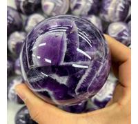 HWXMUGLXL 1PC Dream Amethyst Ball 6-7cm (2.4-2.8 inch) - Crystal Sphere for Home/Office, Spiritual &, Gift Gemstone Stone