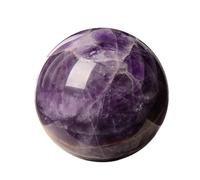HWXMUGLXL Amethyst Crystal Ball Rock Quartz Gemstone Sphere Dream Purple Stone for Home Decoration Souvenirs Gift,1.4"(3.5cm) Gemstone Stone