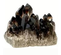 HWXMUGLXL Black Raw Crystals, Large 150-300G Rough Stones Crystal for Tumbling, Cabbing, Fountain, Decoration, Polishing, Wire Wrapping, Wicca,300G Gemstone Stone