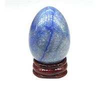 HWXMUGLXL Blue Egg Shaped Gemstones Crystals And Stones Statue Table Decoration Crafts Home Decor Gemstone Stone