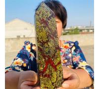 HWXMUGLXL Dragon Blood Column Obelisk Crystal Wand Point (Size : 800-850g) Gemstone Stone
