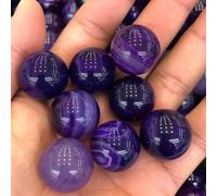 HWXMUGLXL Stone Agate Quartz Crystal Ball Electroplating Purple Porcelain(5pcs) Gemstone Stone