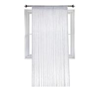 HWXZUUO Beaded Door Curtain 79x39 Inch Grey Door Curtain Fly Screen Lightweight String Curtains for Doorways, Room Dividers, Window Decor
